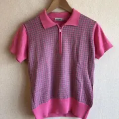 美品アディダスゴルフ　半袖ポロシャツレディースM