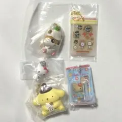 サンリオ　めじるしアクセサリー　コロコロクリリン　プリン　日焼けキティ　ブリスタ
