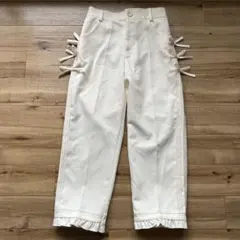 POPPY メリーリボンリボンデニムパンツ あさぎーにょ - メルカリ