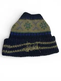 90s old stussy ニット帽 タグ欠損