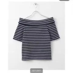 SENCE OF PLACE オフショルボーダーTシャツのサムネイル