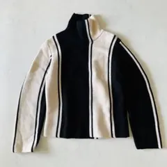 美品✨ DES PRÉS デプレ　リブニット ハイネック セーター