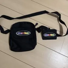 mentos ブラック ショルダーバッグ