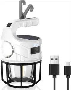 ランタン LED 1台多役 キャンプランタン ソーラー充電 アウトドアライト