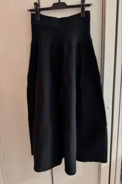 Room no.8 黒 フレアロングスカート