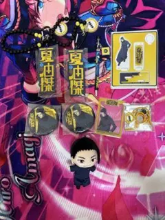 ユニバ USJ 呪術廻戦 夏油傑 セット 缶バッジ ぬいぐるみ