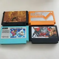 ファミコンソフト4本セット　動作未確認