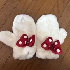 ミニーマウス　ミトン　ファー　手袋　大人用