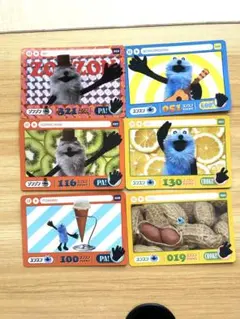 パペットスンスン カードダス 6枚セット ゾンゾン スンスン