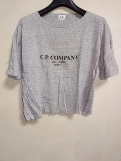 C.P. COMPANY 80S 杢グレイネップ Tシャツ ＜裾カットオフ＞のサムネイル
