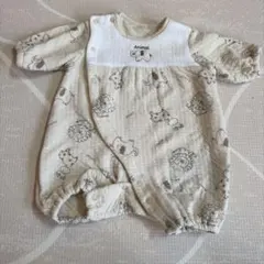 【値下げ】動物柄ロンパース 50〜60 ベビー服