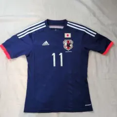 adidas製 14/15日本代表ユニフォーム 背番号11柿谷 サイズM