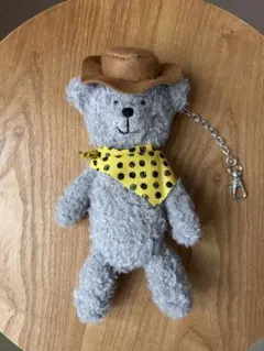 ハンドメイド　　あみぐるみ　クマさんチャーム