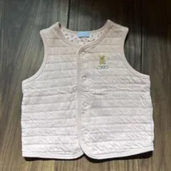 ミキハウス　ベビーベスト ピンク 70 80