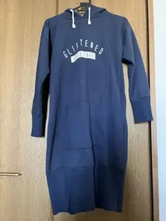 授乳　マタニティ　 冬服　ネイビー パーカー　M