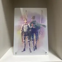 進撃の巨人　1番くじ　E賞 リヴァイ&ハンジ 　アクリルボード　アクリルスタンド