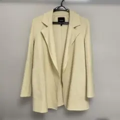 Theory セオリー　ダブルフェイス　カシミヤ混　ガウン　アイボリー