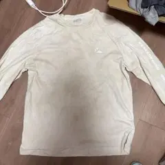 22,000円スタート▶️MONCLER シリコンロゴ 長袖Tシャツ Lサイズ