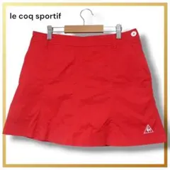 美品 ルコックスポルティフ ゴルフコレクション レッド キュロット Aラインのサムネイル