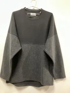 Lui's ツートーンカラートップス☆黒×グレーのサムネイル