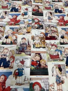 ‪ஐ‬⋆*レトロなアメリカンChildren2 生地約45×110