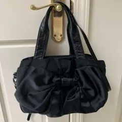 TO BE CHIC 2way ハンドバッグ リボン ブラックのサムネイル