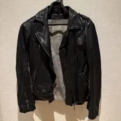 Giorgio Brato ブラックレザー ジャケット 40