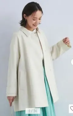 green label relaxing Aラインステンカラーコート -撥水- - メルカリ