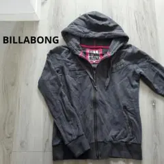 BILLABONG フード付き 指穴パーカー L