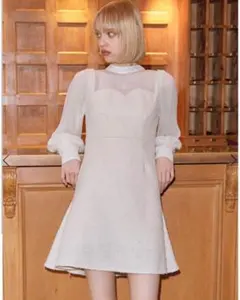 eimy istoire クラシックツイードミニワンピース