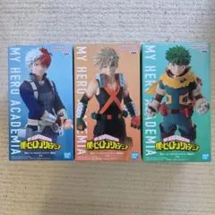 僕のヒーローアカデミア フィギュア 緑谷出久＆爆豪勝己＆轟焦凍 3体セット