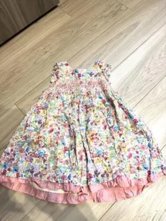 センスオブワンダー 80cm リバティスモッキングワンピースのサムネイル