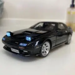 1/32 マツダ RX-7 FC3S 黒 サバンナ ミニカー FC スポーツカーのサムネイル