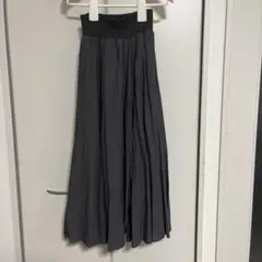 ロングフレアスカート グレーのサムネイル