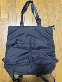 ユニクロ　UNIQLO ユーティリティ2WAYバッグ ブラック　男女兼用