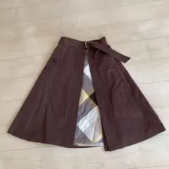 値下げ　ブルーレーベルクレストブリッジ　フレアスカート