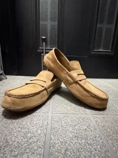 UGG ベージュ スエード ローファー