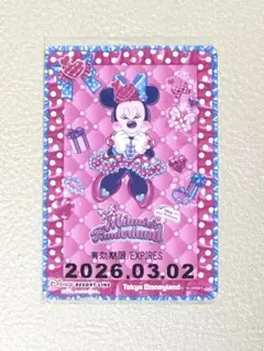 ⑧リゾラ フリーきっぷ ミニーのファンダーランド　ミニーの日　2026/3/