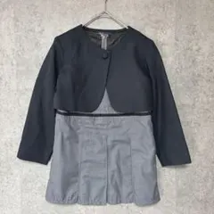 セレモニースーツ ワンピースジャケット2点セット 110 120 入学式