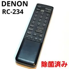 DENON RC-234 リモコン デノン 動作良好のサムネイル