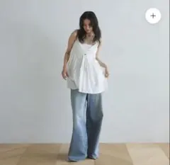 Sea Room Lynn カットジャガードチュニックキャミ S/M ホワイトのサムネイル