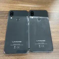 【中古品】UMIDIGI スマートフォン 本体 2台セットのサムネイル