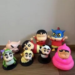 クレヨンしんちゃん　フィギュア　8体　まとめ売り