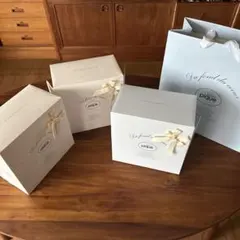 gelato pique ショップ袋 ギフトボックス　ショッパー　カード付き