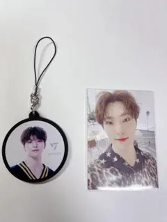 seventeen ディノ 一番くじ プリントラバーストラップ トレカ付き