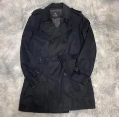 良品✨バーバリーブラックレーベル ダブルトレンチコート ノバチェック LL