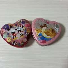 ディズニーハート型缶セット