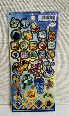 ポケモンシール リザードン ピカチュウ SHOWA NOTE きらきらステッカー