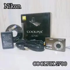 Nikon ニコン COOLPIX S700 箱 充電器 バッテリー付きのサムネイル