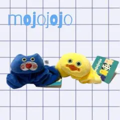 mojojojo ぬいぐるみシュシュ 青猫とひよこ